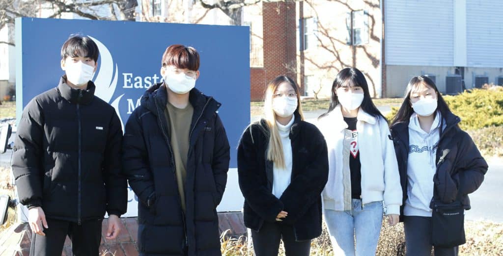 WELCOME TO EMS! Five new students from the Dosan Dream School in Seoul, South Korea joined their host families and began orientation at EMS in mid January. Four returning Korean students arrived in January as well. Learning about new cultures and languages is one way to work for peace.